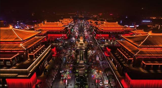 古色古香的西安不夜城 古色古香的西安不夜城