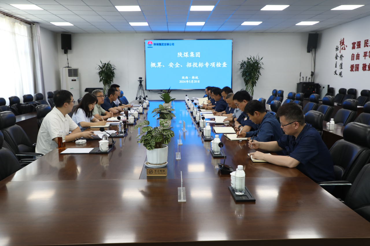 李云鵬一行來龍鋼公司開展概算、安全、招投標專項檢查 李云鵬一行來龍鋼公司開展概算、安全、招投標專項檢查