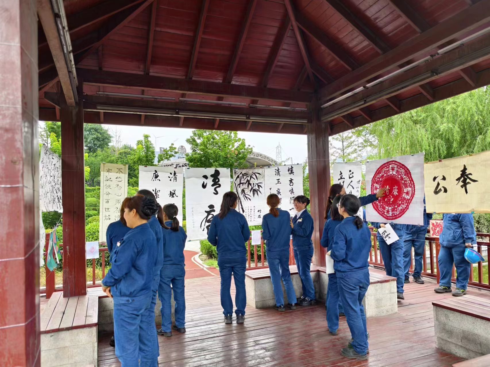 翰墨頌清風 廉潔潤鋼城——陜鋼集團紀檢監察學會龍鋼分會組織開展廉潔文化作品展 翰墨頌清風 廉潔潤鋼城——陜鋼集團紀檢監察學會龍鋼分會組織開展廉潔文化作品展