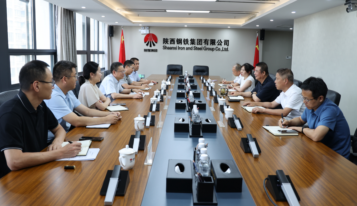 陜煤投資公司總經(jīng)理李盈斌一行來(lái)訪陜鋼集團(tuán) 陜煤投資公司總經(jīng)理李盈斌一行來(lái)訪陜鋼集團(tuán)